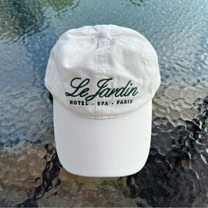 NWT Abercrombie preppy academia le jardin french baseball cap